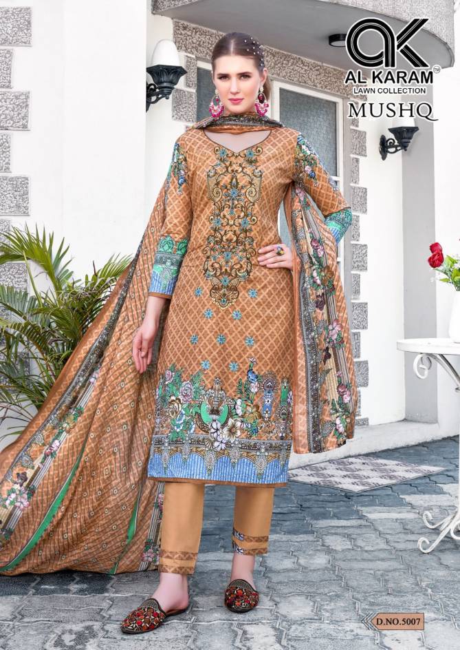 Mushq 5 By Al Karam Cotton Pakistani Dress Material Wholesale Price In Surat
